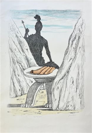 Giorgio De Chirico “Le Termopili” 1970