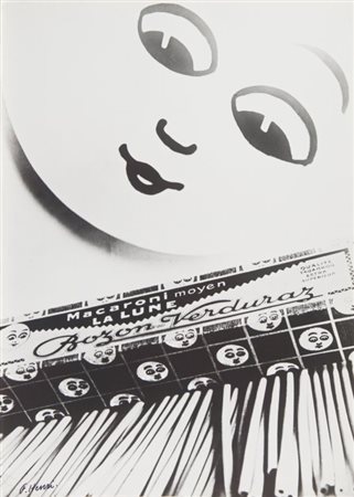 FLORENCE HENRI (1893-1982) Macaroni La Lune (Reklamephoto) 1929/1977stampa...
