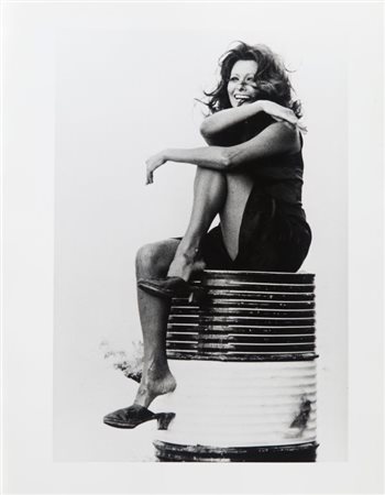 TAZIO SECCHIAROLI (1925-1988) Sophia Lorenanni '70stampa successiva ai sali...