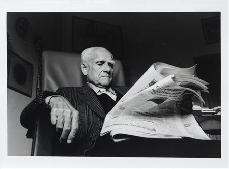 AGOSTI PAOLA (1947-) Alberto Moravia1988, Romastampa successiva ai sali...