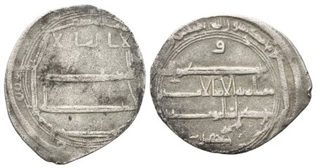 MONDO ISLAMICO. Califfato Abbaside. Al Rashid (AH 187-193 -- 803-809). Dirham. Ag; 2,16 gr  Q.BB