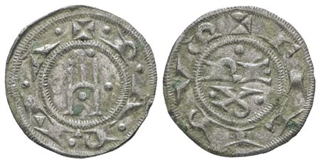 PARMA. Repubblica a nome di Filippo di Svevia (1207-1208). Denaro. Mi; 0,5gr; MIR 900; Raro; BB+