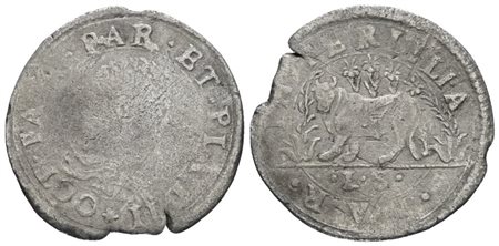 PARMA. Ottavio Farnese (1547-1582). Cavallotto. Mi; 2,30gr; MIR 942; Rara; MB