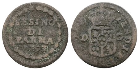 PARMA. Ferdinando di Borbone (1765-1802). Sesino 1793. Cu; 1,10gr; CNI 134-135; MB
