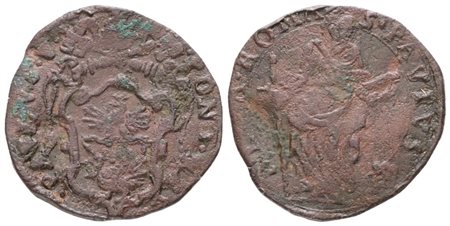 STATO PONTIFICIO. ROMA. Paolo V (1605-1621). Quattrino. Cu; 3.19gr; MIR 1566/10; MB/BB