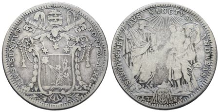 STATO PONTIFICIO. ROMA. Pio VI (1775-1799). Testone 1785. Ag; 7,5gr; Munt.29; MIR 2768/1; MB/BB