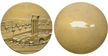 ROMA. Medaglia Fori imperiali. XX secolo. Ae; 82mm FDC