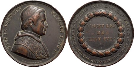 STATO PONTIFICIO. Pio IX (1846-1878). Medaglia Elezione al pontificato  Ø: 57 mm. - (AE g. 102) BB-SPL