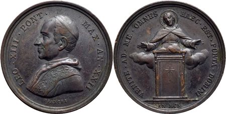 ROMA. Leone XIII (1878-1903) - Medaglia - 1900 A. XXII Opus: Bianchi Ø: 30 mm. - AE Mod. 317. FDC