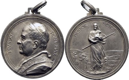 ROMA. Pio XI (1922-1939) - Medaglia 1922 Elezione al pontificato  Ø: 33 mm. (AE arg. g. 14,3) R . FDC