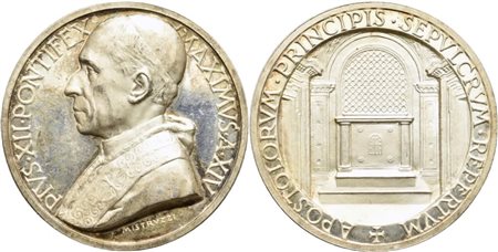 VATICANO. Pio XII (1939-1958) - Medaglia - A. XIV - AG RR Mont. 34. FDC