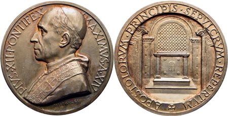 VATICANO. Pio XII (1939-1958) - Medaglia - A. XIV - AG RR Mont. 34. FDC