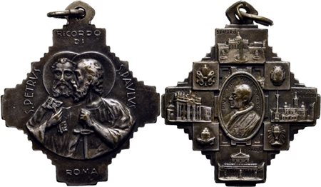 VATICANO. Pio XII (1939-1958) - Medaglia - Ricordo di Roma Ø: 25 mm. - (MB g. 4,3). qFDC