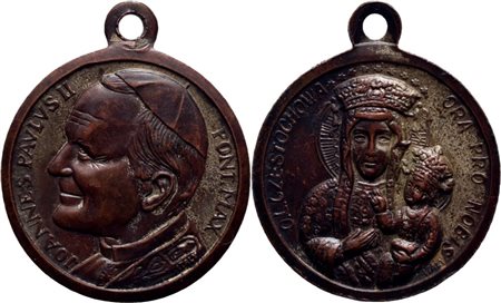 VATICANO. Giovanni Paolo II (1978-2005) - Medaglia - Madonna di Czestocova Ø: 26 mm. - AE. SPL+