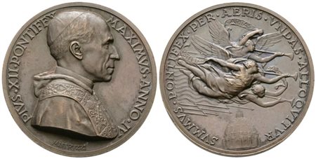 VATICANO. Pio XII (1939-1958). Medaglia annuale A. IV. Opus Mistruzzi. E942. AE. 43,95mm. qFDC