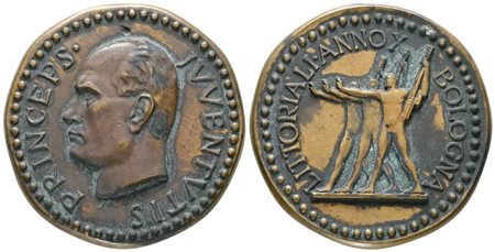 FASCISTE. Medaglia littoriali Bologna. Ae; 35,14gr; 39,04mm  SPL