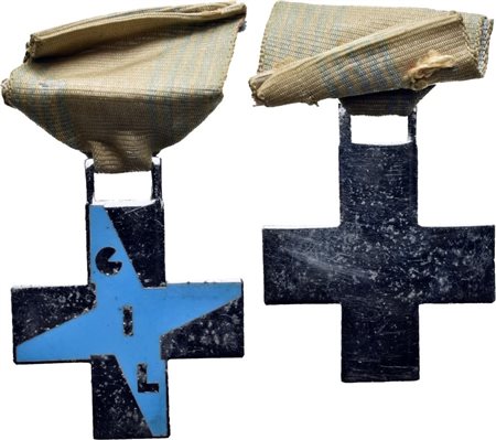 FASCISTE - Croce - Gioventù italiana del Littorio - ( g. 16,7) mm. 40. BB+