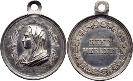 RELIGIOSE - Medaglia Ø: 26 mm. - (AG g. 8,8) Bart. SD-125a. SPL-FDC