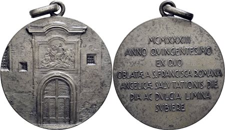 RELIGIOSE - Medaglia - 1933 - Santuario della Madonna di Monte Berico Opus: Johnson Ø: 35 mm. - (MB g. 19,8). SPL+