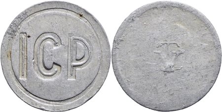 Gettoni - Gettone - Anni '60 - Istituto Case Popolari TV Ø: 24 mm. - (AL g. 1,87) Per vedere la TV comune nelle Case Popolari. qSPL/BB+