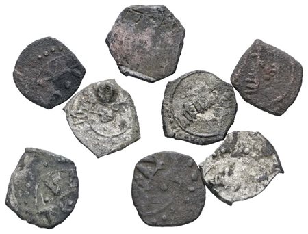 SICILIA. LOTTO MULTIPLO DI N. 8 KHARRUBE ISLAMICHE D'AREA SICILIANA. Conservazioni varie