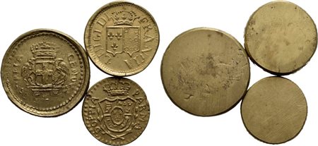 VARIE. Lotto di tre pesi monetali. Varie