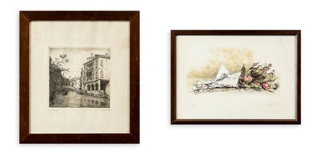 AUTORI VARI (GIOVANNI CAPPELLI E LUIGI OLIVETTI) - Lotto unico di 2 opere