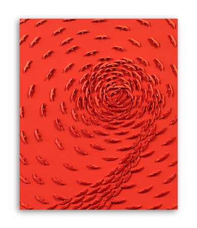 RICCARDO GUSMAROLI (1963) - Vortice rosso