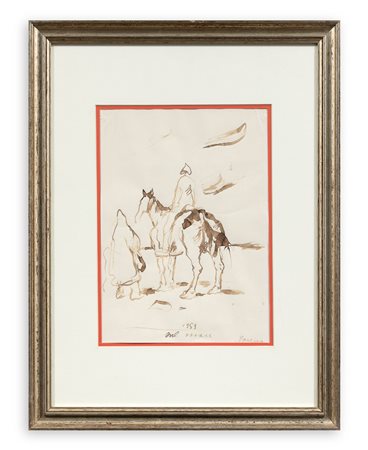 FELICE CARENA (1879-1966) - Sul mare, 1959