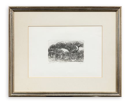 GIOVANNI BARBISAN (1914-1988) - Senza Titolo (Grosseto), 1978