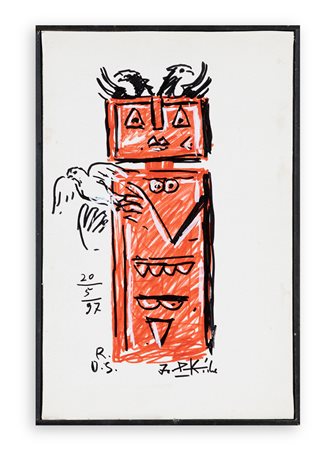 IBRAHIM KODRA (1918-2006) - Senza Titolo, 1997