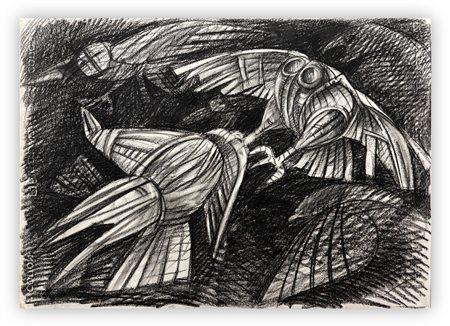 MAURIZIO CARLONI (1941-2001) - Il rapace