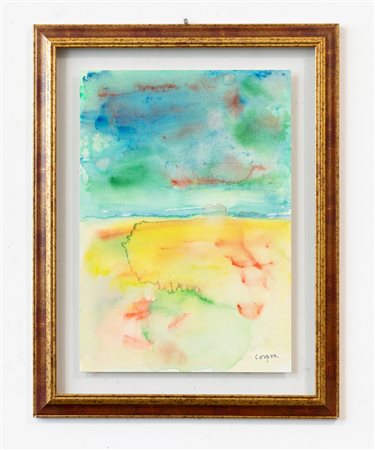 ANTONIO CORPORA (1909-2004) - Laguna e deserto, 1992