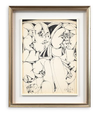 SALVADOR AULESTIA (1919-1994)  -Senza Titolo, 1970