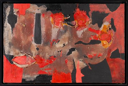 Alberto Burri (Città di Castello 1915 - Nizza 1995), "Sabbia", 1952.