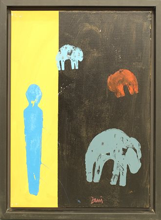 CORRADO ZANI, "Uomo in blu", 2010