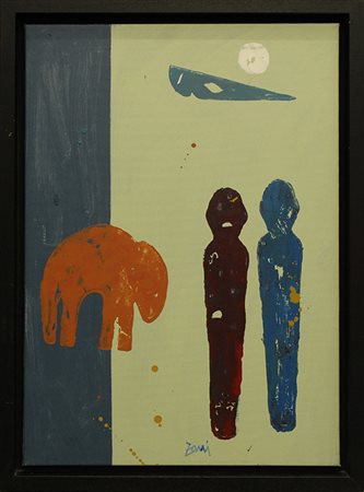 CORRADO ZANI, "Guardano la luna", 2010