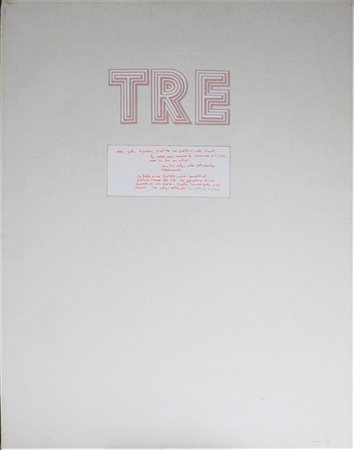 LUCA ALINARI, "3", 1974