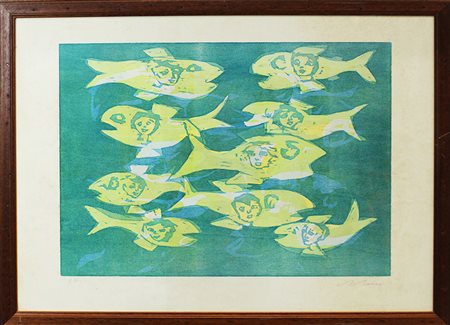 MINO MACCARI, "Pescidonna", anni '80