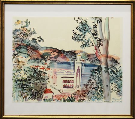 RAOUL DUFY, "Phlippeville", anni '70