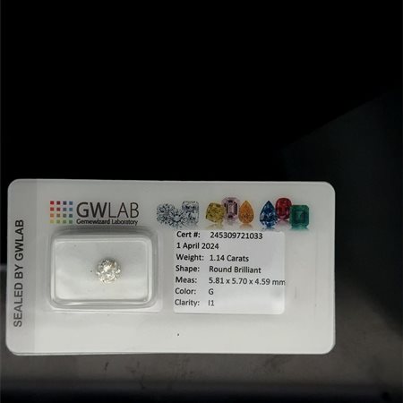 DIAMANTE NATURALE 1.14 CARATI