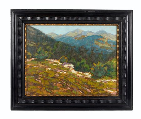 Jan Bohuszewicz (Osowiec, 1878 - Santa Margherita Ligure, 1935) 
"Monguelfo" 1929
Olio su cartone Cm 34x44,5