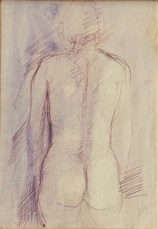 Anselmo Bucci (Fossombrone, 1887 - Monza, 1955) 
Anselmo Bucci  
Tecnica mista su carta Cm 33x23