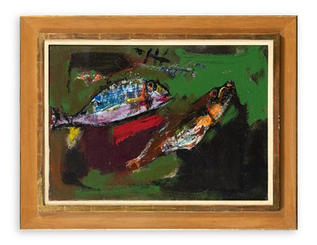 GUIDO PAJETTA (1898-1987) - Senza Titolo (Pesci)