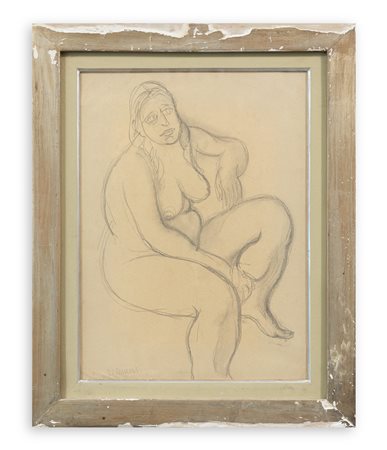 CRISTOFORO DE AMICIS (1902-1987) - Senza Titolo (Figura femminile)