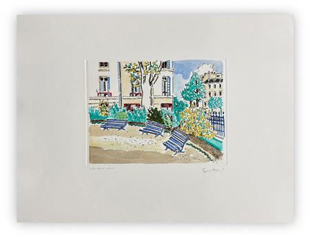 ORFEO TAMBURI (1910-1994) - Senza Titolo (Parigi)