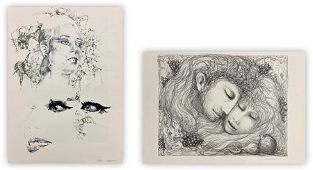 AUTORI VARI (RENZO VESPIGNANI E CARLO LEVI) - Lotto unico di 2 opere: