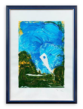 MARIO SCHIFANO (1934-1998) - Cielo alto, 1996