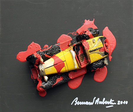 BERNARD AUBERTIN, "Voiture Brulée", 2010