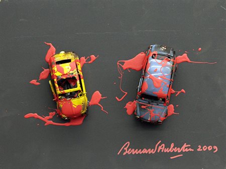 BERNARD AUBERTIN, "Voiture Brulée", 2011